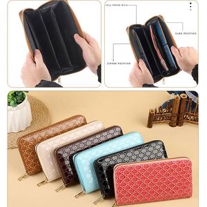 Portefeuille en cuir pour femme, nouveau design, petit format, motif PU, porte-cartes personnalisé avec logo, pour voyage - Product Image 3