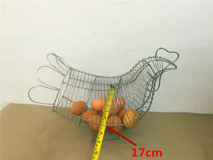 Cestini portaoggetti XH fatti a mano da cucina a forma di gallina di pollo - Product Image 6