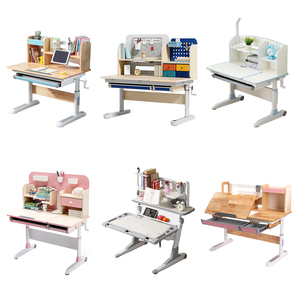 Table d'étude multifonctionnelle ergonomique moderne en bois réglable en hauteur pour enfants, idéale pour l'école, la chambre et le <span class=keywords><strong>bureau</strong></span> à domicile - Product Image 4