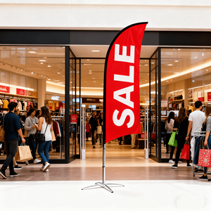 Publicidad personalizada Banderas de plumas Logotipo personalizado Texto Swooper Bandera Señales comerciales <span class=keywords><strong>para</strong></span> agentes inmobiliarios de Casa Abierta - Product Image 2