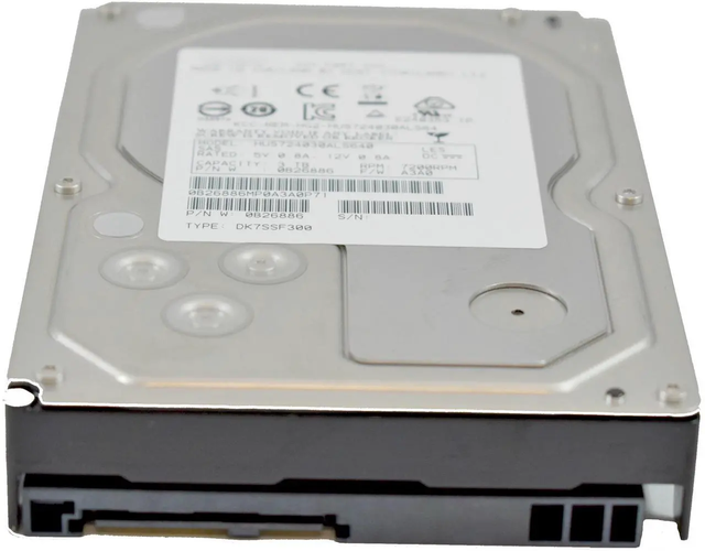 HGST Ultrastar 7K4000 3TB Enterprise SAS Hard Drive 3.5 Inch SAS 6Gb/s 7200RPM 64MB Cache HDD HUS724030ALS640