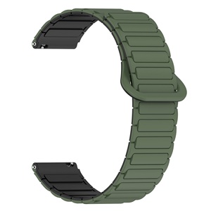 Bracelet de montre sport en silicone magnétique 18 mm / 20 mm / 22 mm pour <span class=keywords><strong>Garmin</strong></span> <span class=keywords><strong>Forerunner</strong></span> 55 158 165 168 <span class=keywords><strong>245</strong></span> 255 265S <span class=keywords><strong>Vivoactive</strong></span> 3/<span class=keywords><strong>4</strong></span>/5/6 - Product Image 2
