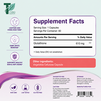 Capsules blanchissantes à marque privée OEM - Formule éclaircissante pour la peau - Pilules blanchissantes au glutathion avec vitamine C - Éclaircissant cutané