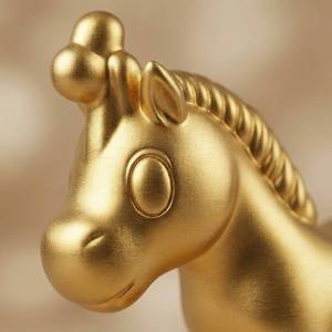 Figurine de cheval en métal 3D personnalisée, statue d'<span class=keywords><strong>étalon</strong></span> plaquée or pour <span class=keywords><strong>le</strong></span> succès, la prospérité, <span class=keywords><strong>le</strong></span> Feng Shui, décoration de bureau, cadeau - Product Image 3