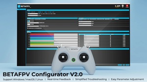 Télécommande de drone <span class=keywords><strong>FPV</strong></span> BETAFPV LiteRadio 2, triple mode, dongle USB, joystick pour <span class=keywords><strong>simulateur</strong></span> de vol sur PC et quadricoptère RC - Product Image 3