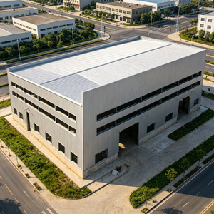 Bâtiment modulaire <span class=keywords><strong>à</strong></span> plusieurs étages <span class=keywords><strong>en</strong></span> structure acier, immeuble de bureaux haut de gamme, centre commercial préfabriqué, construction rapide - Product Image 1