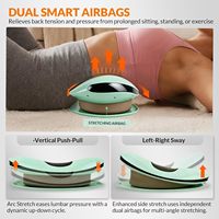 Appareils de décompression lombaire, masseur électrique pour le dos, étireur de colonne vertébrale, airbag, compresse chaude, vibration, massage du dos