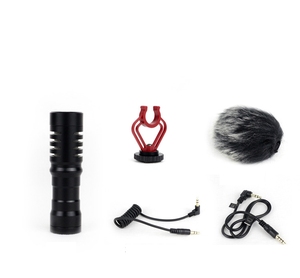 Microfono Video Universale con Supporto Antiurto Rycote Lyre per Smartphone <span class=keywords><strong>Canon</strong></span> Nikon Sony - Microfono Perfetto per Fotocamera, Microfono Shotgun - Product Image 3