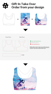 Women Y2k Custom Sublimation Printing College Style Sports Crop Top Jersey Pleated Skirt Set Game Day <b>Sexy</b> <b>Cheerleader</b> Set - Product Image 4