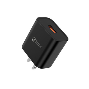 Chargeur de <span class=keywords><strong>batterie</strong></span> de voiture universel 9V2A QC3.0 Chargeur mural rapide pour téléphone USB avec port USB, prise US, UK, EU, accessoires mobiles, charge rapide 18W - Product Image 6
