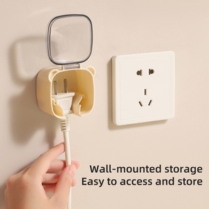 Custom Logo/Color Power Plug <b>Hooks</b> Wall Plugs <b>Hook</b> Plugs Organizer Wall Hanger for Kitchen Organizing Kitchen Walls Decor - Product Image 4