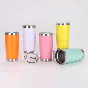 Mug de voyage personnalisé avec logo, 20 oz, gravure au laser, revêtement en poudre, double paroi en acier inoxydable, gobelet thermique, vasos termico avec couvercle magnétique - Product Image 6