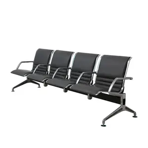 Chaise de salle d'attente quatre places pour hôpital, clinique, aéroport, offre spéciale