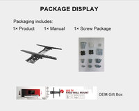 Support de télévision mécanique rotatif en verre européen avec écran LCD LED, support de télévision en fer forgé, design de meuble, vitrine, table en acier inoxydable