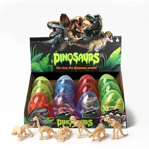 惊喜蛋胶囊迷你恐龙骨架变形蛋恐龙玩具