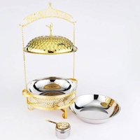 Réchaud de buffet 4,5/6/8L pour hôtel de luxe, chauffe-plats avec couvercle suspendu