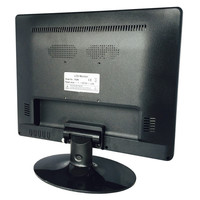 Moniteur LCD LED OEM 15 pouces noir et blanc, écran carré 4:3, moniteur d'ordinateur