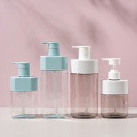Emballage vide de bouteille de shampoing de luxe en plastique PET de savon liquide pour bébé avec logo personnalisé avec boîte 300ml 500ml