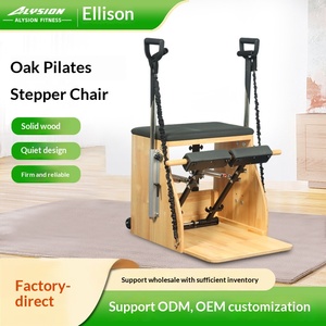 Akçaağaç Sabit Sandalye Kadın Yoga Pilates Duruş Düzeltme Yağ Azaltma Şekillendirme Germe Eğitim Cihazı Sessiz Tasarım - Product Image 3