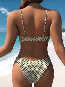 Ensemble de bikini push-up sexy pour femmes, maillot de bain coréen sexy à trois points, élégant pour les vacances d'été - Product Image 2