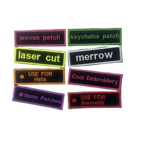 Patch brodé thermocollant personnalisé en chenille écologique 2D/3D, motifs paysages naturels (soleil, montagnes, rivières, terres), pour casquette de camionneur/veste