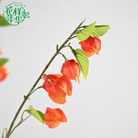 Zijden bloemen decoratieve spray 94cm lantaarn fruit voor hotel restaurant etalage interieur ornament groothandel