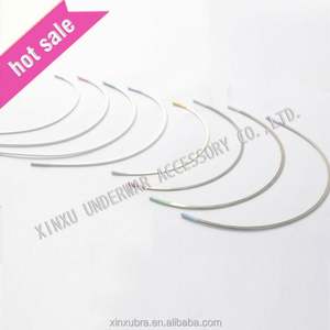 Soutien-gorge à armatures en acier inoxydable argenté personnalisé avec poudre de nylon importée de France pour robe de mariée et accessoires de sous-vêtements - Product Image 4