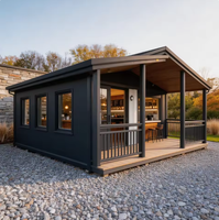 Maisons préfabriquées modernes en conteneurs, maisons miniatures 1 ou 2 chambres avec cuisine, cabane modulaire de luxe pour usage commercial ou résidentiel