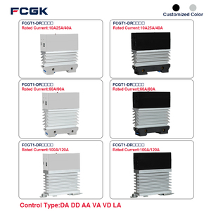 รีเลย์โซลิดสเตท FCGK 40A AC แบบบาง <span class=keywords><strong>SSR</strong></span> 24V 220V โมดูล Din กำลังไฟต่ำ ขนาดเล็ก ขั้วต่อแบบสกรู อเนกประสงค์ ป้องกันน้ำและฝุ่น - Product Image 3