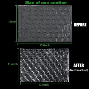 Film de protection <span class=keywords><strong>en</strong></span> <span class=keywords><strong>mousse</strong></span> PE <span class=keywords><strong>pour</strong></span> emballage express, amortissant, antichoc, flexible, recyclable, avec gonfleur <span class=keywords><strong>pour</strong></span> sacs à bulles et protection des bords - Product Image 6