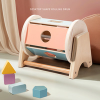 Matériel pédagogique Montessori : Boîte à tiroirs en bois, Tambour textile, Boîte à balles tombantes – Jouets éducatifs intellectuels pour l'éveil précoce