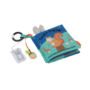 Miroir interactif pour le temps sur le ventre, <span class=keywords><strong>livre</strong></span> <span class=keywords><strong>de</strong></span> <span class=keywords><strong>la</strong></span> <span class=keywords><strong>jungle</strong></span>, animaux, jouets en peluche pour bébés avec des anneaux <span class=keywords><strong>de</strong></span> dentition - Product Image 2