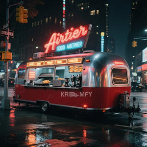 Camion de nourriture mobile Taco 2025, camion de crème glacée, remorque portable, climatisation, équipement de cuisine complet - Product Image 2