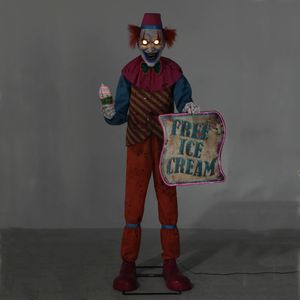 Nuevo Halloween 2025 artículos decoración interior del hogar 90 pulgadas pintor divertido gigante Animatronic payaso <span class=keywords><strong>de</strong></span> Halloween - Product Image 6