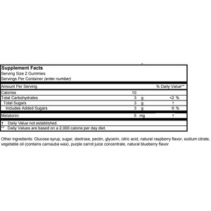 Hot bán nutrasland 5mg Melatonin Gummy kẹo cải thiện Bộ nhớ & ngủ sức Khỏe Bổ sung 60 đếm cho người lớn - Product Image 2