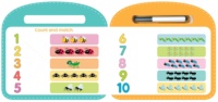 Cahier d'activités effaçable à sec pour enfants personnalisés pour la pratique préscolaire du papier journal fabriqué en carton ondulé et papier fantaisie