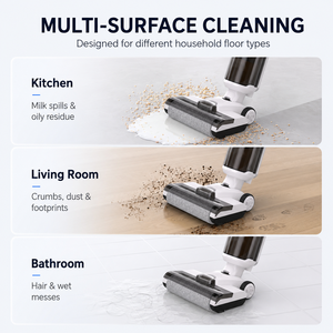 OEM Cordless Wet <b>Dry</b> Vacuum Cleaner 12KPa Brushless Floor Washer Vacuum <b>Mop</b> Combo Hard Floor Cleaner Factory Supply - Product Image 3