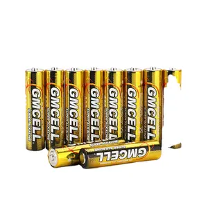 Baterai utama Hibar produksi garis harga pabrik AM4 ukuran 1.5 OEM Super Alkaline LR03 seng mangan baterai 1.5v untuk mainan