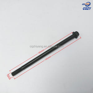 Axe de suspension avant de <span class=keywords><strong>moto</strong></span> d'usine, axe pivotant M10*185 M12*205, axe de fourche pour Ybr125/150/250, axe de roue arrière - Product Image 1