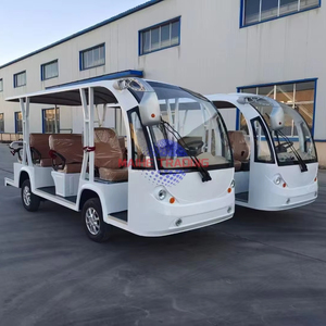 Voitures électriques touristiques, bus touristiques chinois bon marché pour les stations balnéaires, divers services de navette - Product Image 1