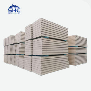 لوح جداري خارجي معزول من البولي يوريثان للتخزين البارد وغرف التبريد عالي الكفاءة - Product Image 1