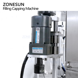 ZONESUN ZS-AFC12D Automatic Desktop <b>Laundry</b> Detergent Liquid Spout Pouch Bag Filling Capping Machine With Vibratory Bowl Sorter - Product Image 5