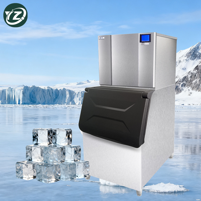 All-Day Ice Supply Cube Ice Maker Machine Commercial Ultra Clear Ice Cubes Making Machine