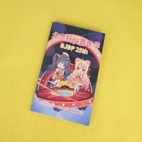 Caja de impresión personalizada brillante mate laminación papel cartón muñeca juguete negocio libro para colorear folleto