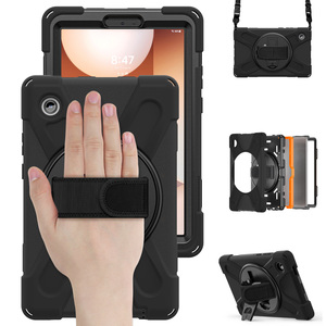 Capa de silicone à prova de choque para <span class=keywords><strong>tablet</strong></span> infantil com alça giratória para Samsung Tab A11 X135F X135N 8.7 polegadas, capa protetora - Product Image 3
