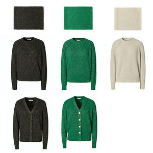 Jeans de Punto de Cintura Media, Corte Boot Cut, Holgados, para <span class=keywords><strong>Mujer</strong></span>, para Invierno - Product Image 4