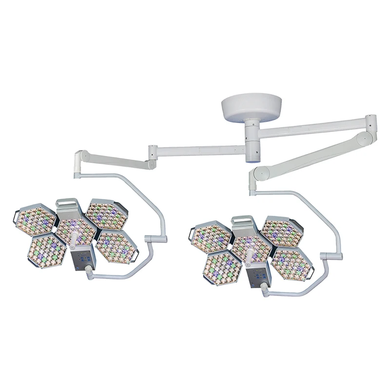 MN-OL5+5 Medical Emergency Shadowless LED Lamp Ceiling Mounted Hospital Operating Light