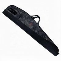 Sac de transport tactique souple à cadre externe, style national, étanche, 48 pouces, avec fermeture éclair, en velours, bandoulière arquée, polyester