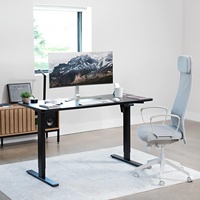 Bureau de jeu électrique intelligent Yazhi en acier au carbone à moteur unique, extensible et pliable, avec dissipation thermique