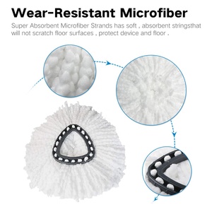 Pièces de rechange pour aspirateur Smart Home Remplacement de vadrouille en microfibre pour têtes de vadrouille Vileda O-cedar 360 EasyWring Fit Velidas - Product Image 4
